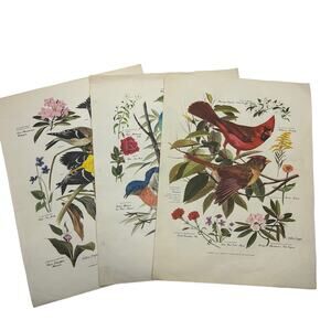 Vintage MCM Arthur Singer Series of Paintings American Home Magazine #'s 1,2,&6